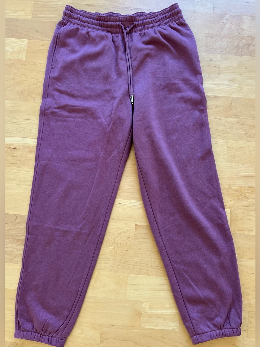 Women’s Purple Drawstring Jogger Sweatpants